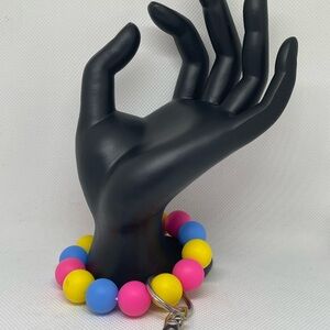 Stylish Colorful Beaded Keychain Bracelet
Expertly Made, Exclusively Yours
